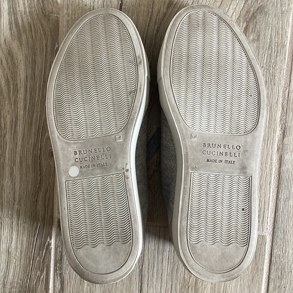 Brunello Cuchinelli Gorgeous Tennis Shoes 37 1/2. EUC - Picture 7 of 8